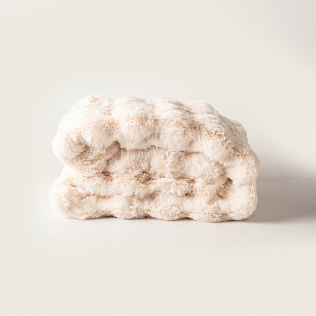 Bianca Faux Rabbit Fur Throw
