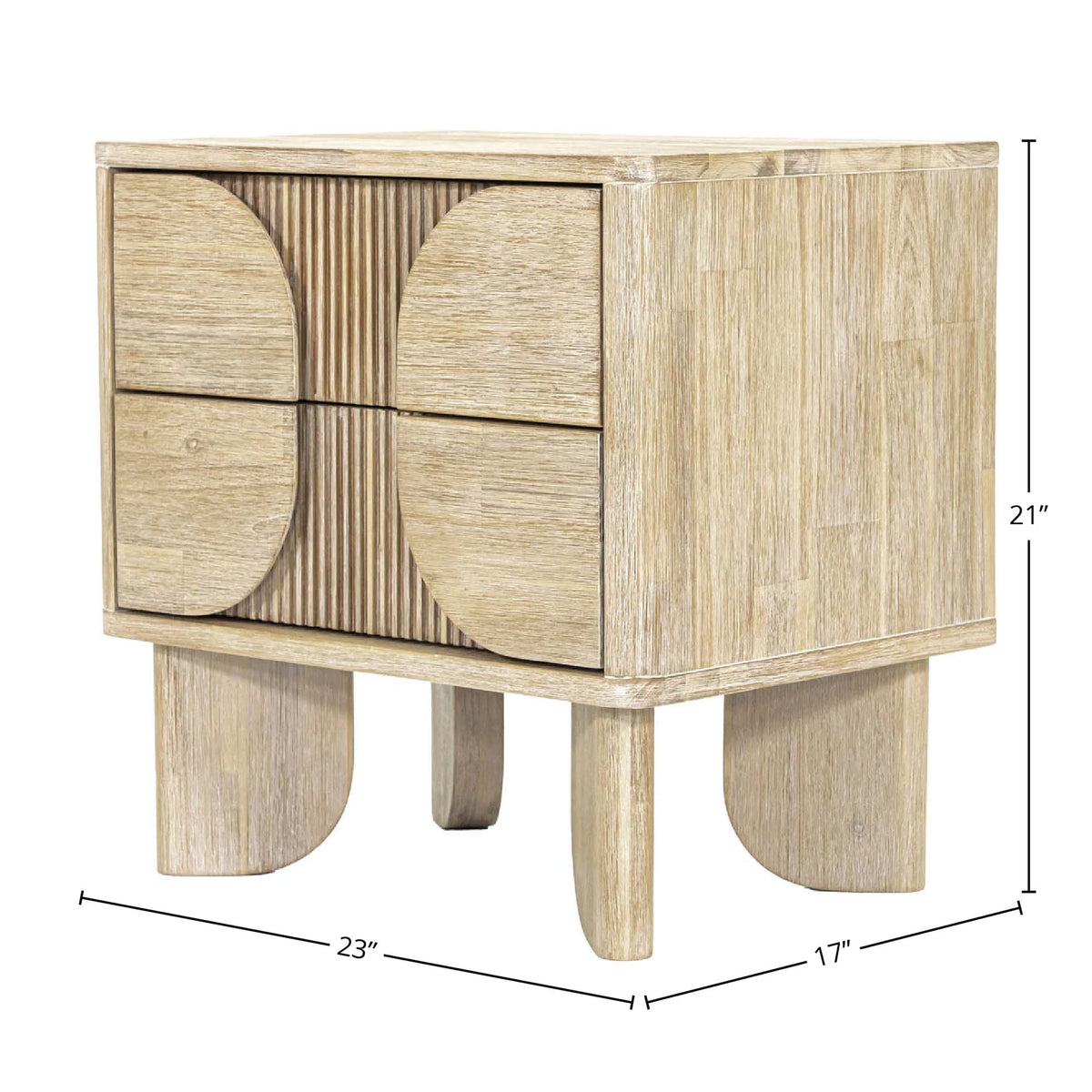 Haru Nightstand - Beige