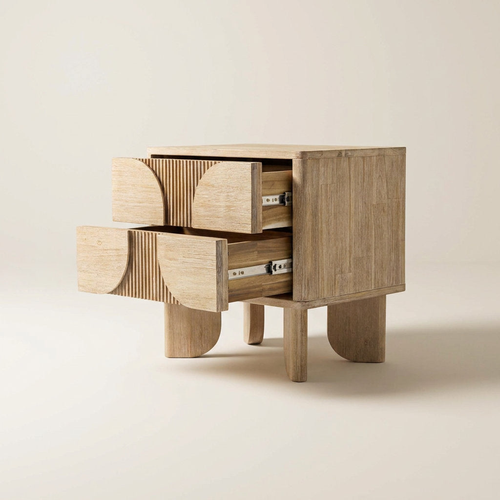 Haru Nightstand - Beige