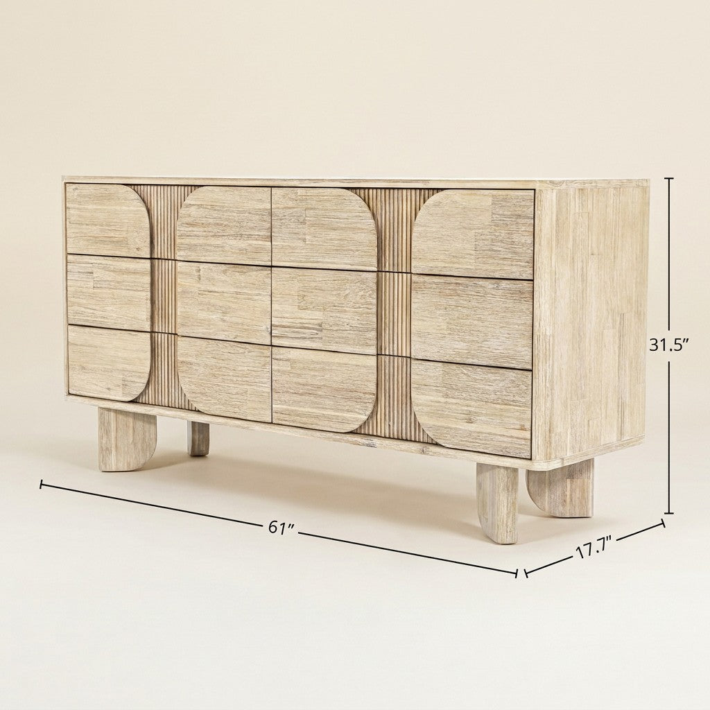 Haru 6 Drawer Dresser