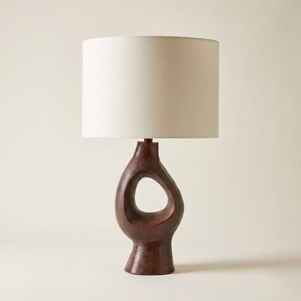 Ember Table Lamp - Brown