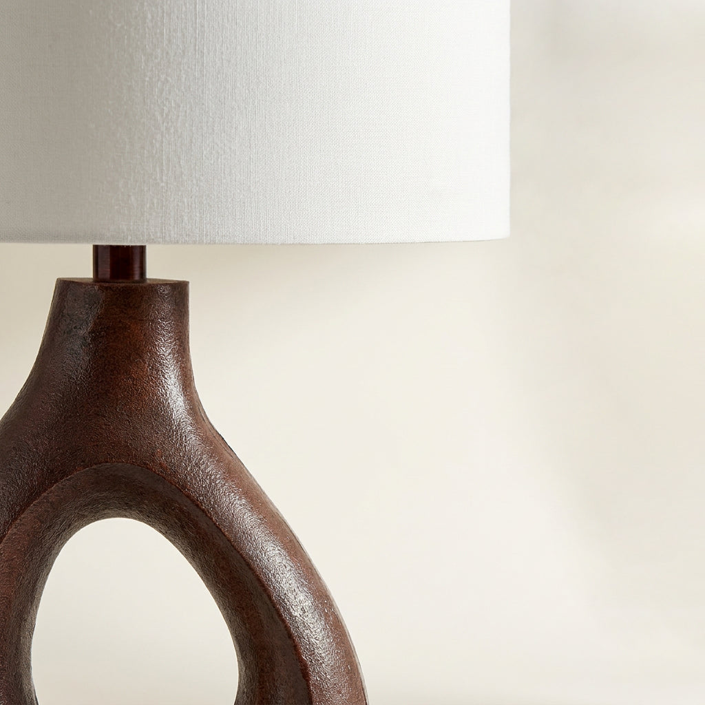 Ember Table Lamp - Brown