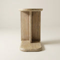 Haru C Shaped Side Table - Beige