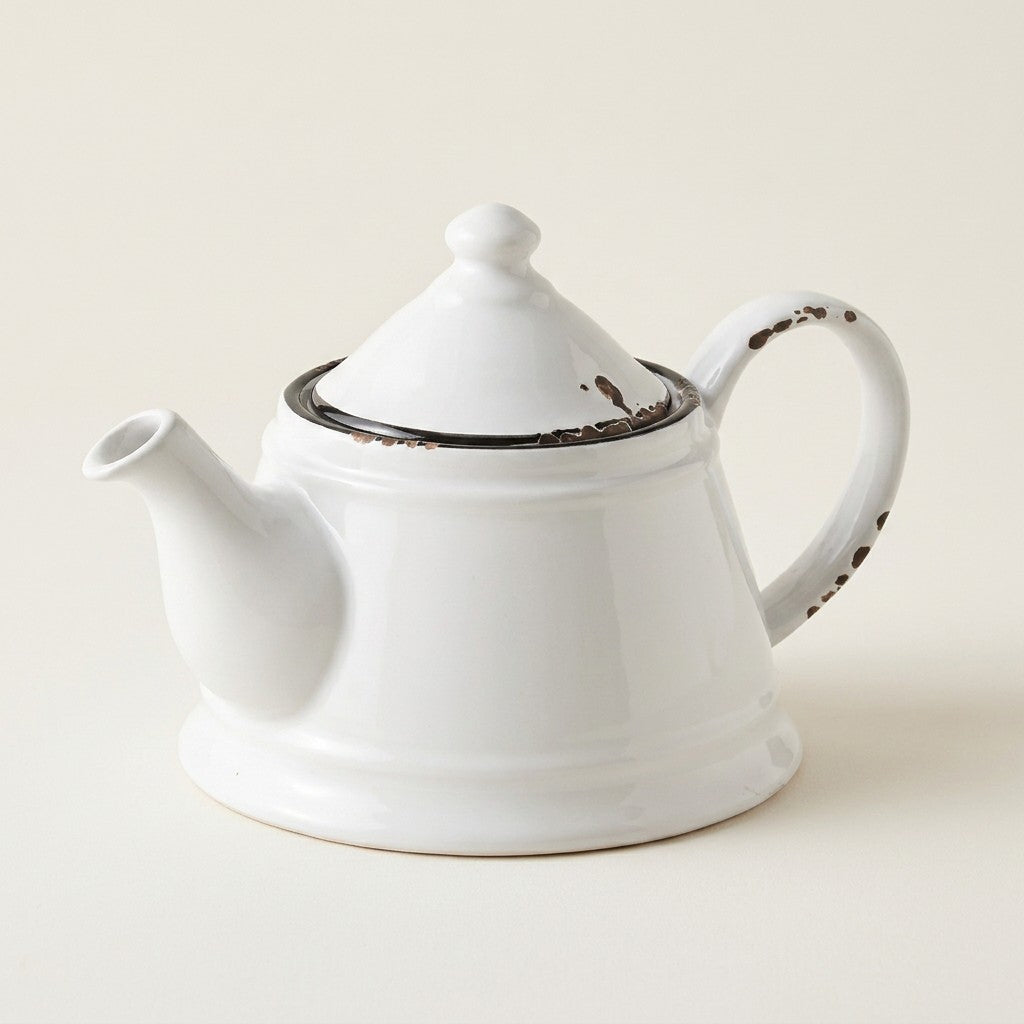 Enamel Look Teapot