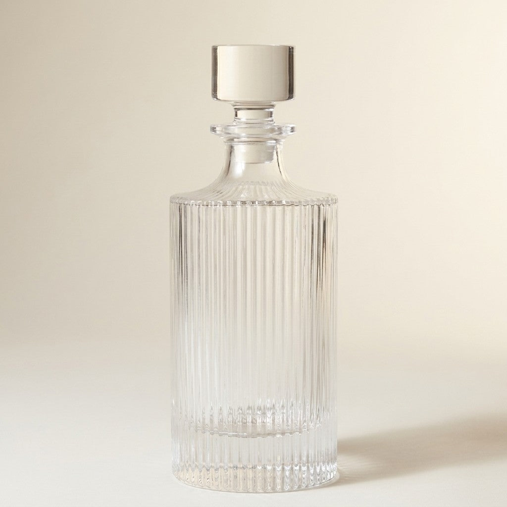 Vertical Optic Decanter Clear 10 5 H 28Oz - Clear