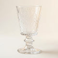 Lacework Pattern Wine Glass 6 H 12Oz - Clear