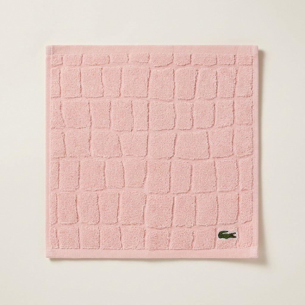 Lacoste Croc Scale Cotton Washcloth