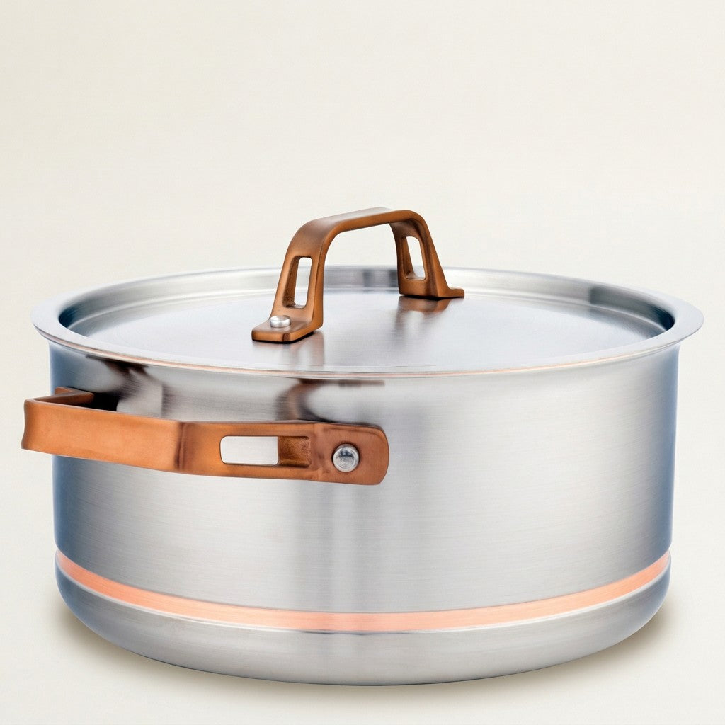 Meyer CopperClad Covered Dutch Oven, 5.1 L