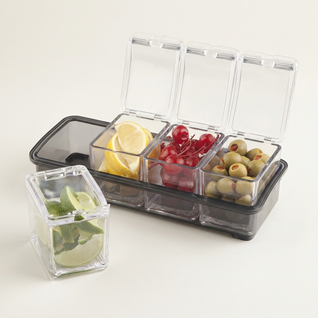 5 Piece Garnish Bar Caddy