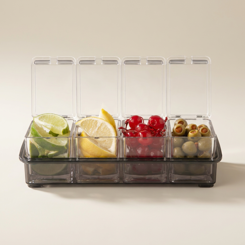 5 Piece Garnish Bar Caddy