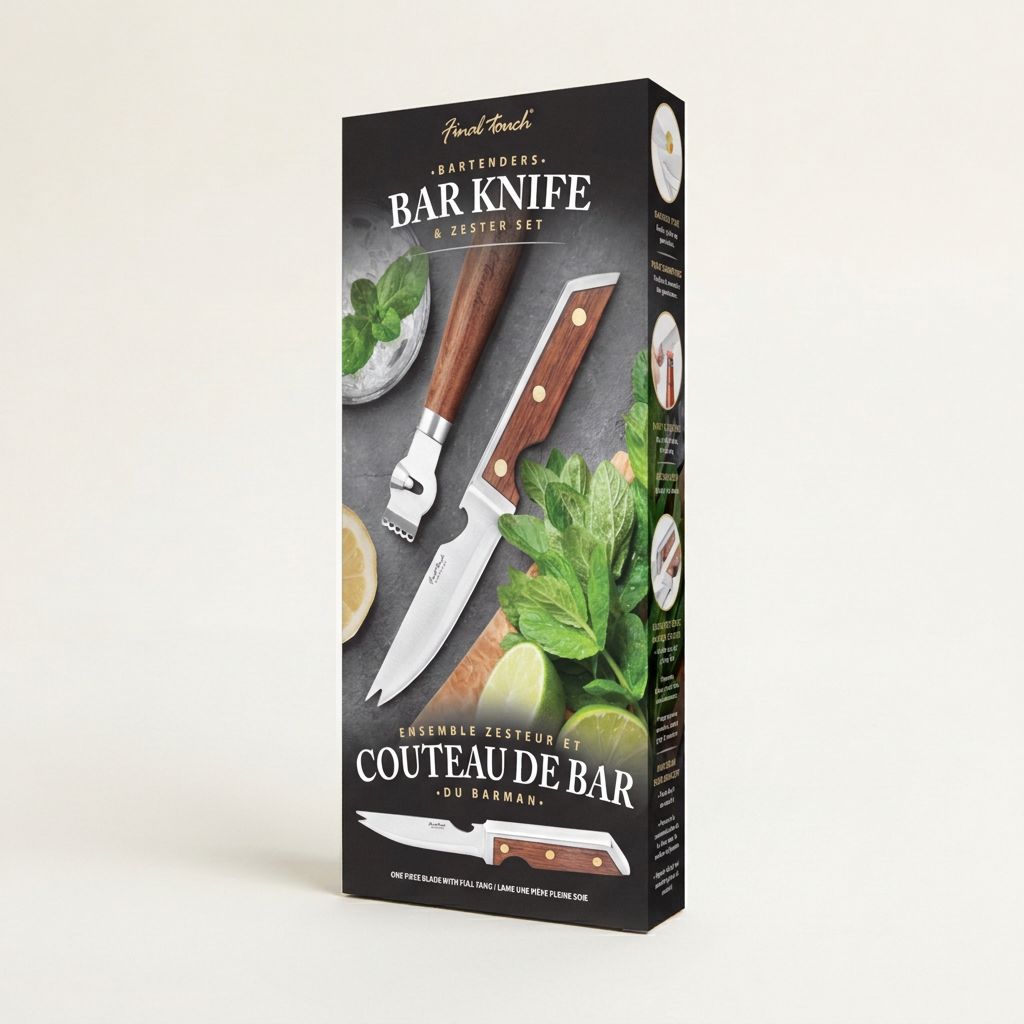 Bar Knife & Zester Set