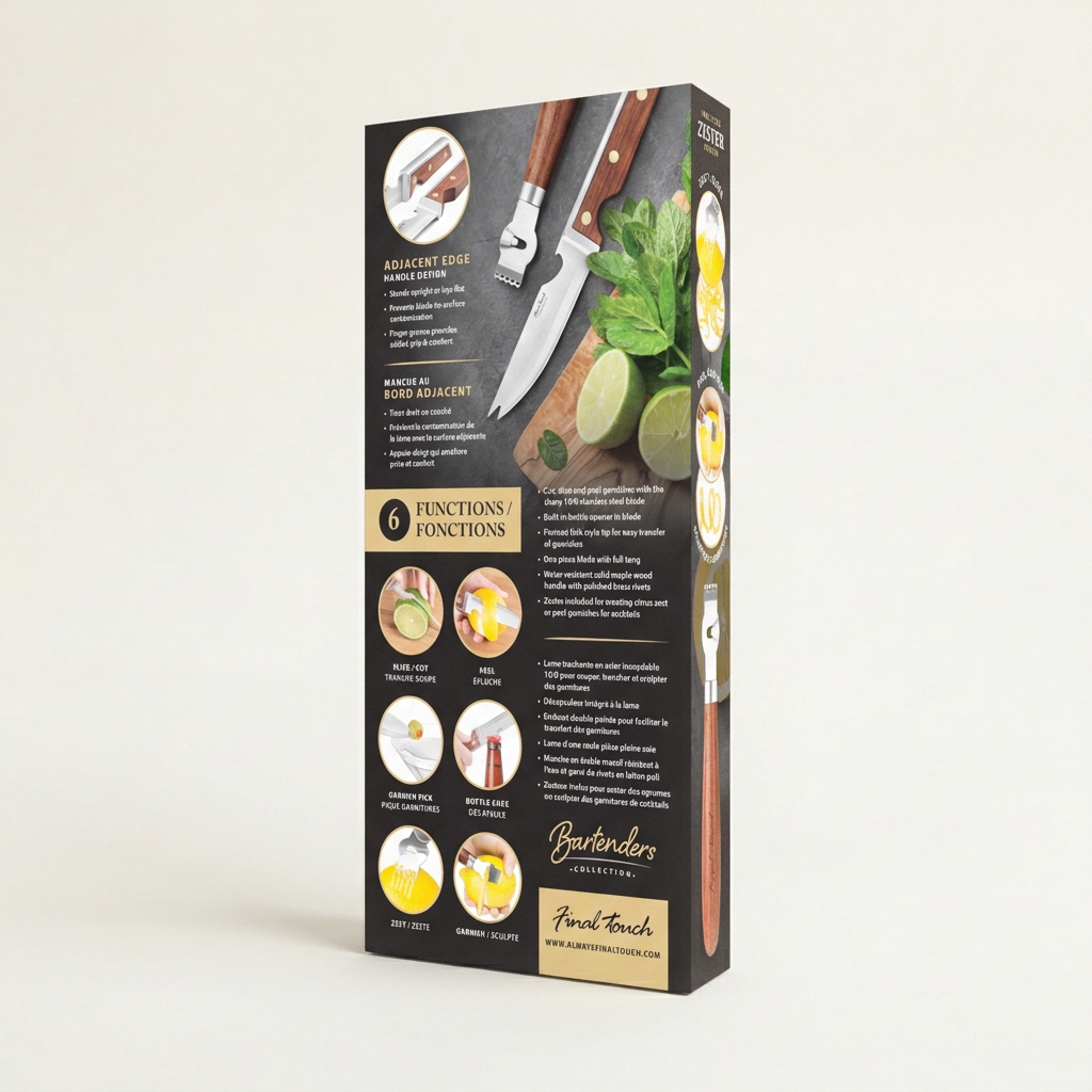 Bar Knife & Zester Set
