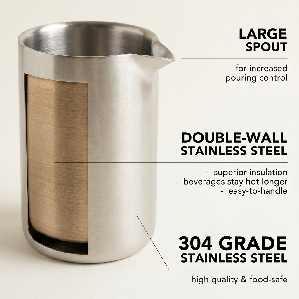Double-Wall Frothing Pitcher