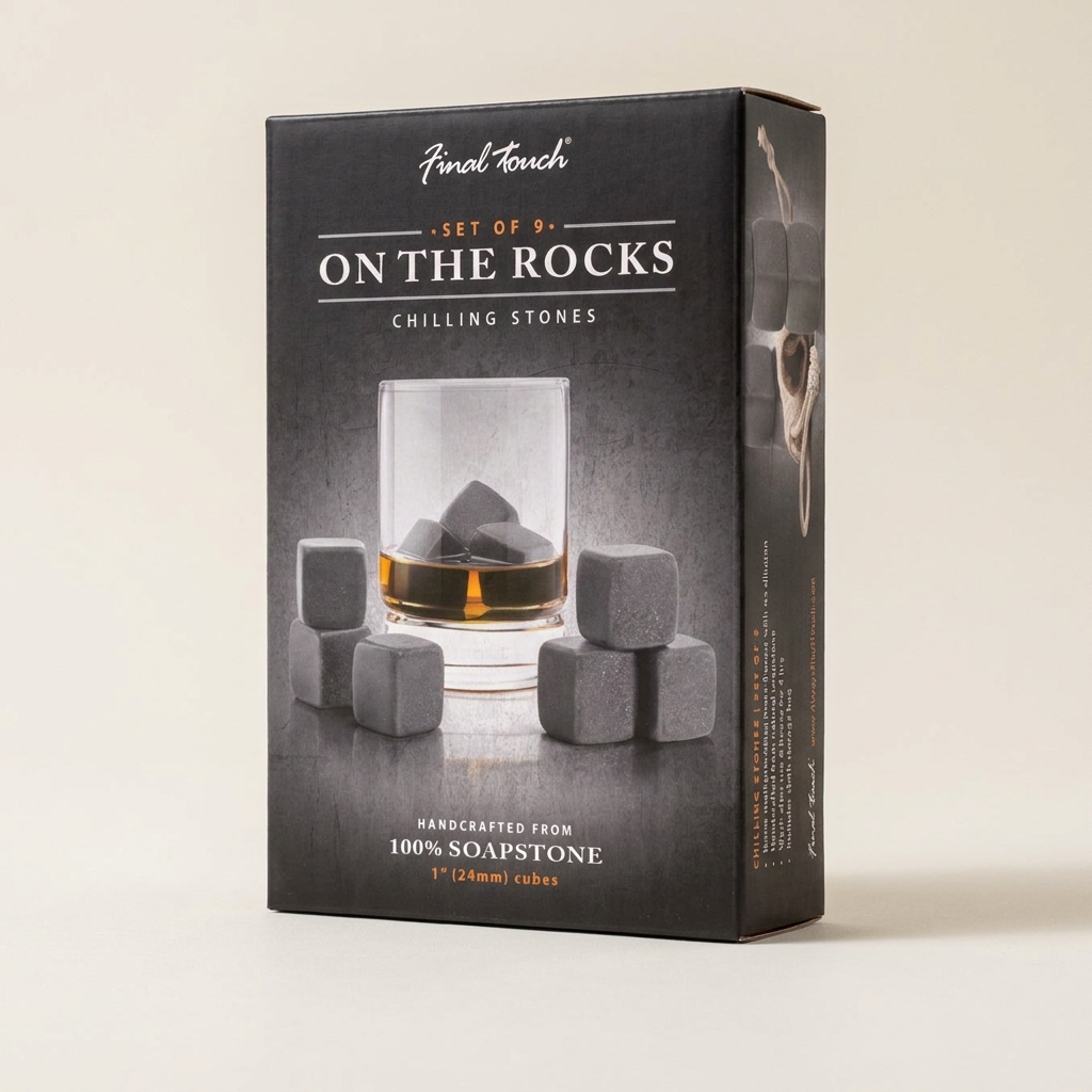 On The Rocks Whiskey Stones - Set of 9