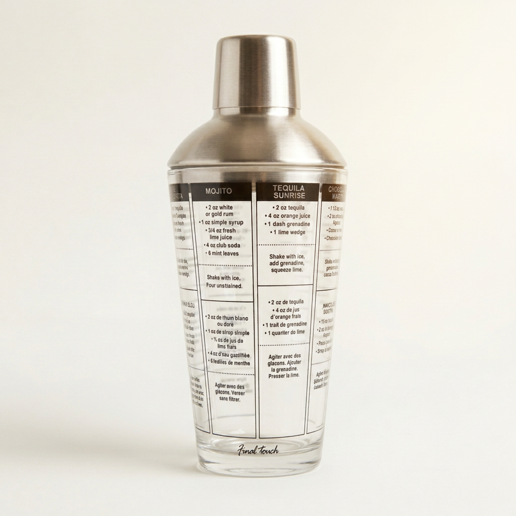 Recipe Cocktail Shaker