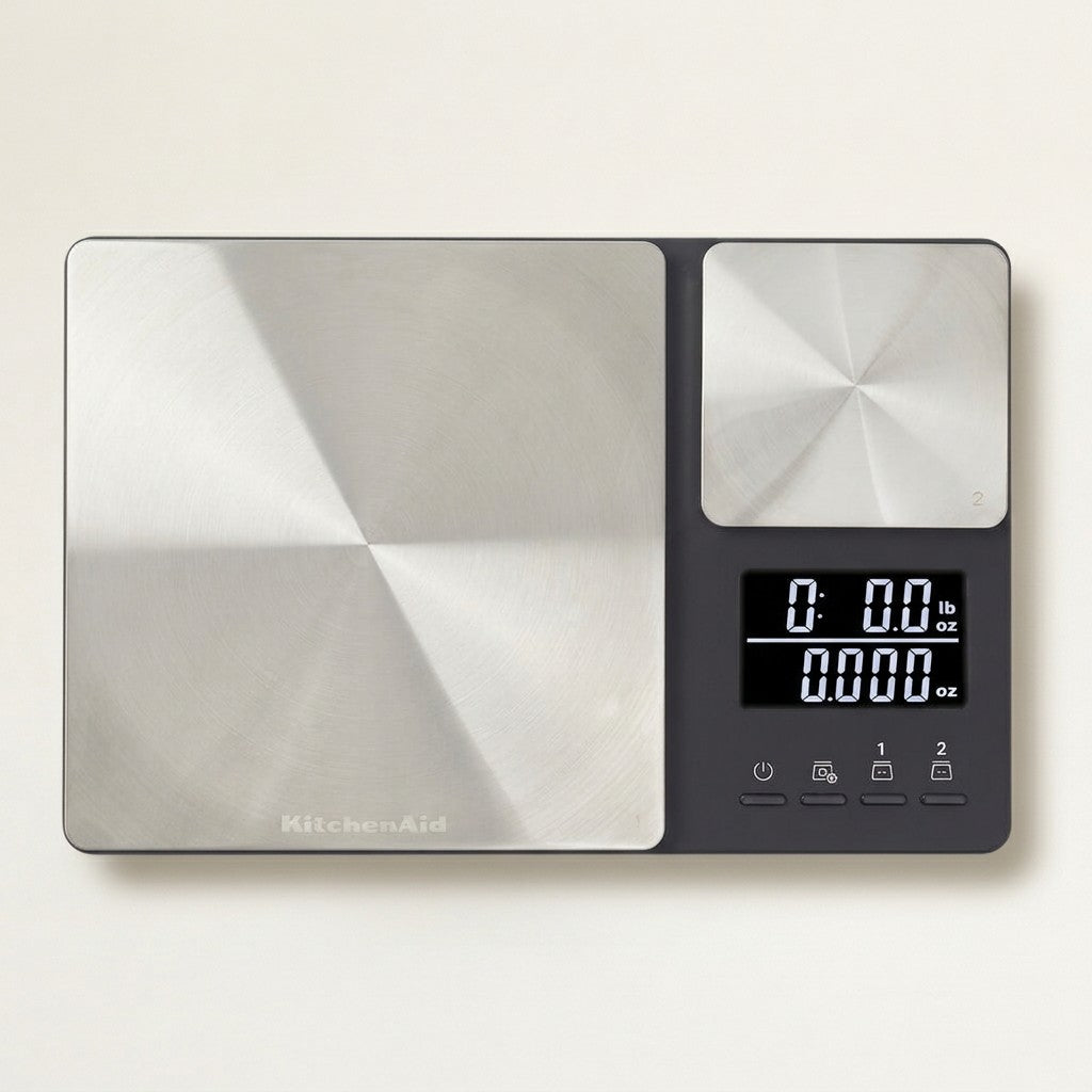 KitchenAid Dual Platform Stainless Steel Digital Kitchen Scale