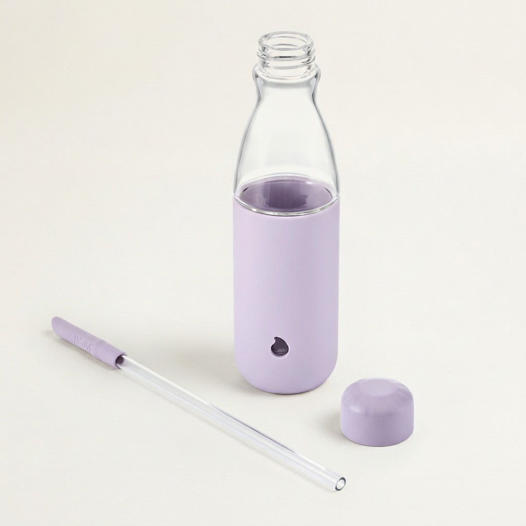 S'well Glass Original Bottle with Straw