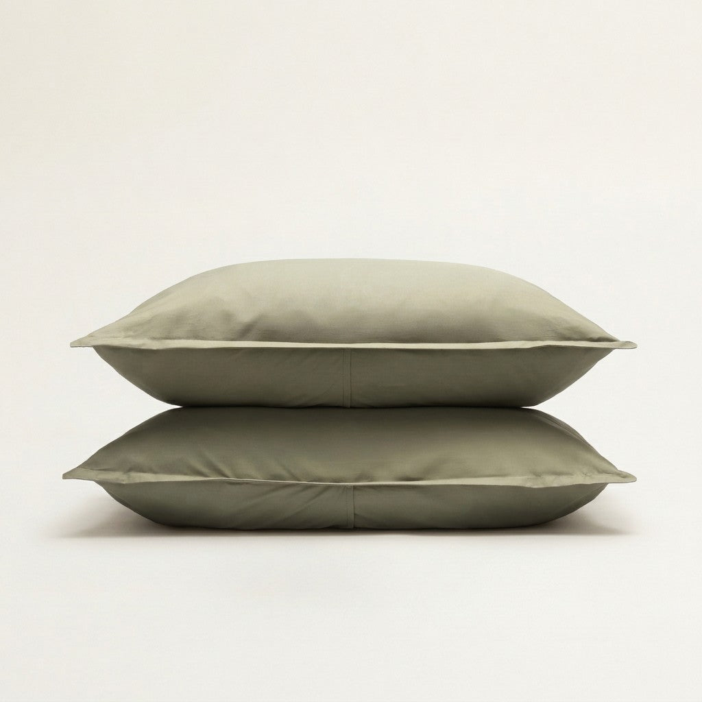 Percale Cotton Sham Set