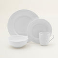 Everyday White Classic Rim Dinnerware, 16-Piece Boxed Set
