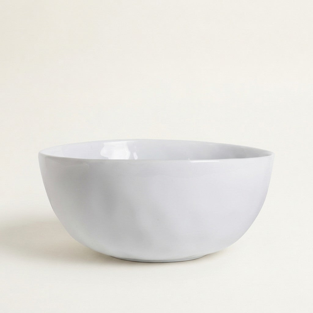 Everyday White Organic Serve Bowl, 9 in