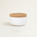 Ceramic Canister with Cork Lid