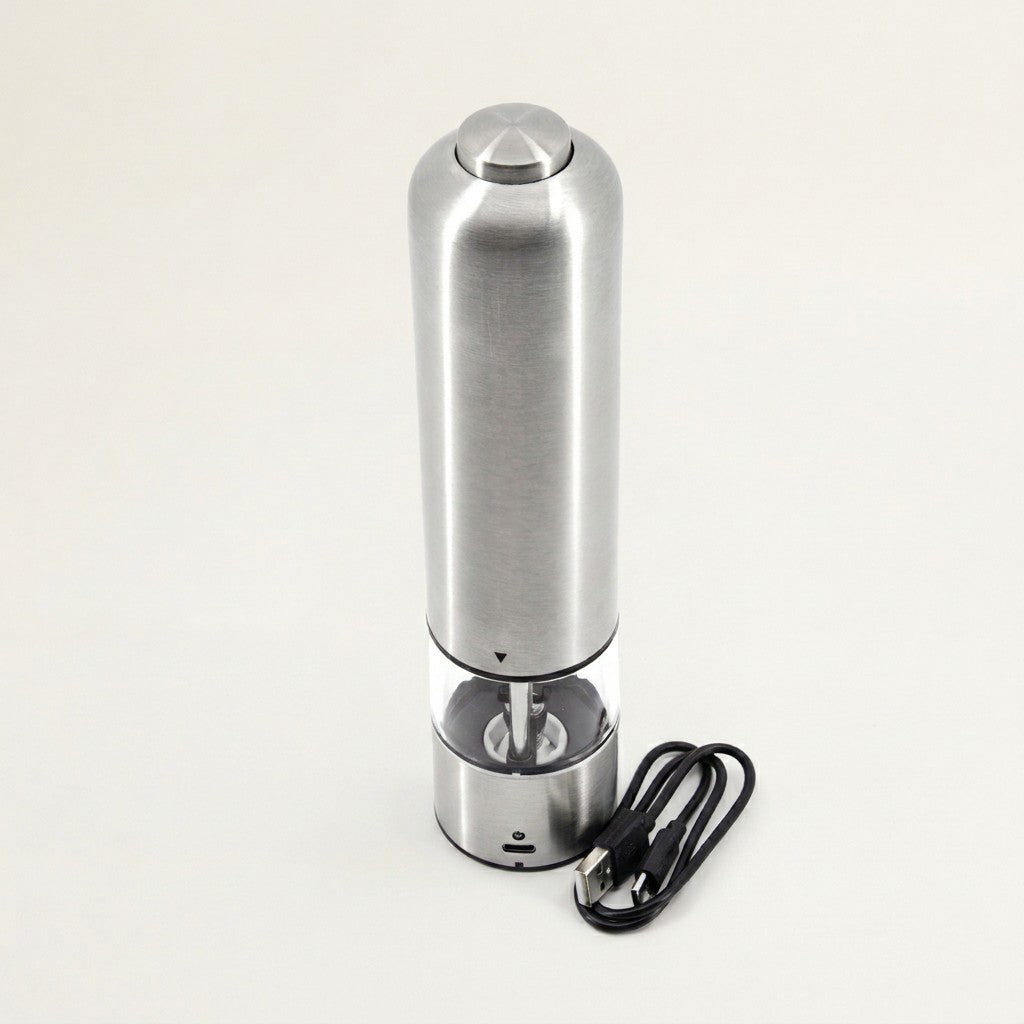 8.85-Inch USB Stainless Steel Grinder (Unfilled)