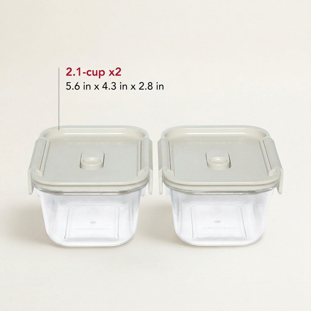 KitchenAid 1.6 Cup Tritan Storage Container Set
