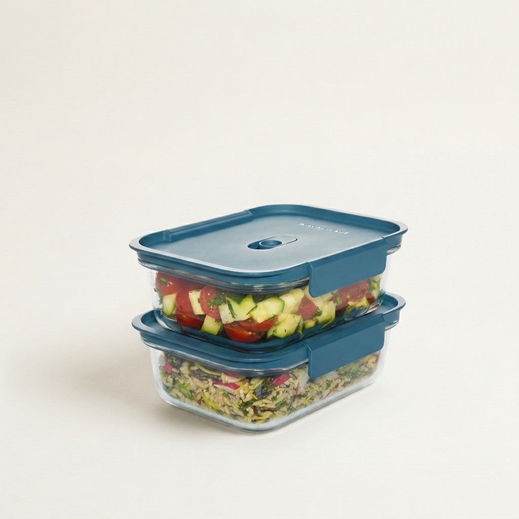 KitchenAid 3.6 Cup Glass Storage Container Set