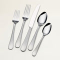 Gourmet Basics Satin Symmetry 18/0 Stainless Steel, 20-Piece Set