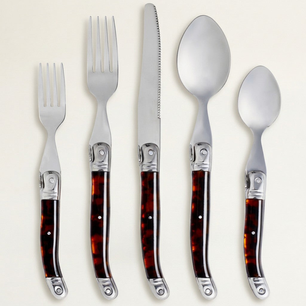 Gourmet Basics Tortoise ABS Handle, 20-Piece Set