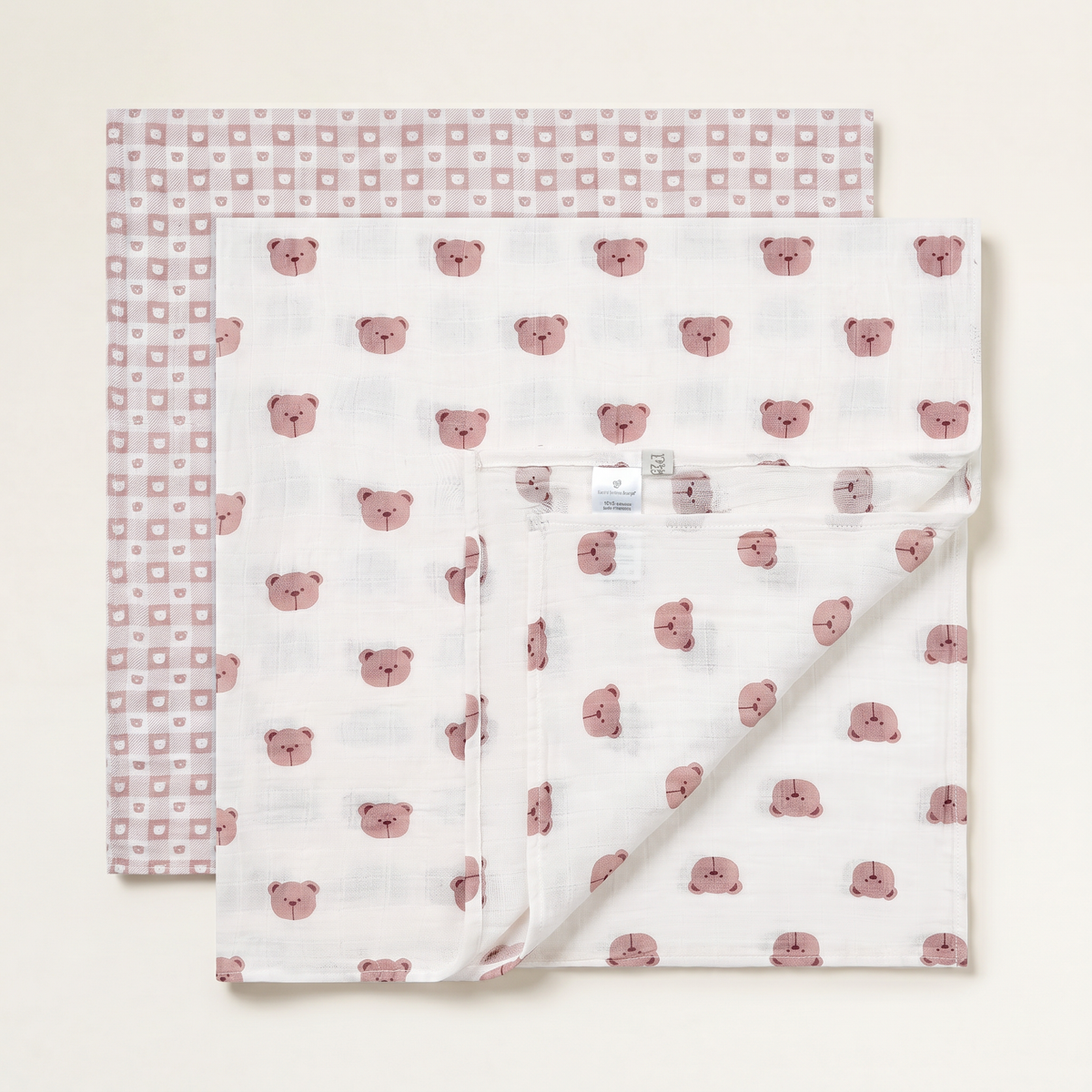 2 Pack Muslin Swaddles