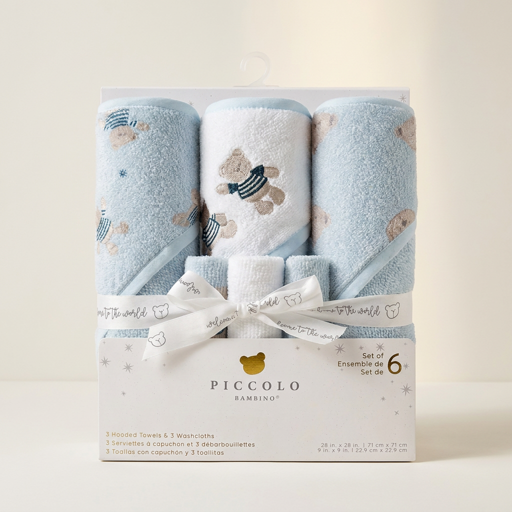 6 Pack Towel set
