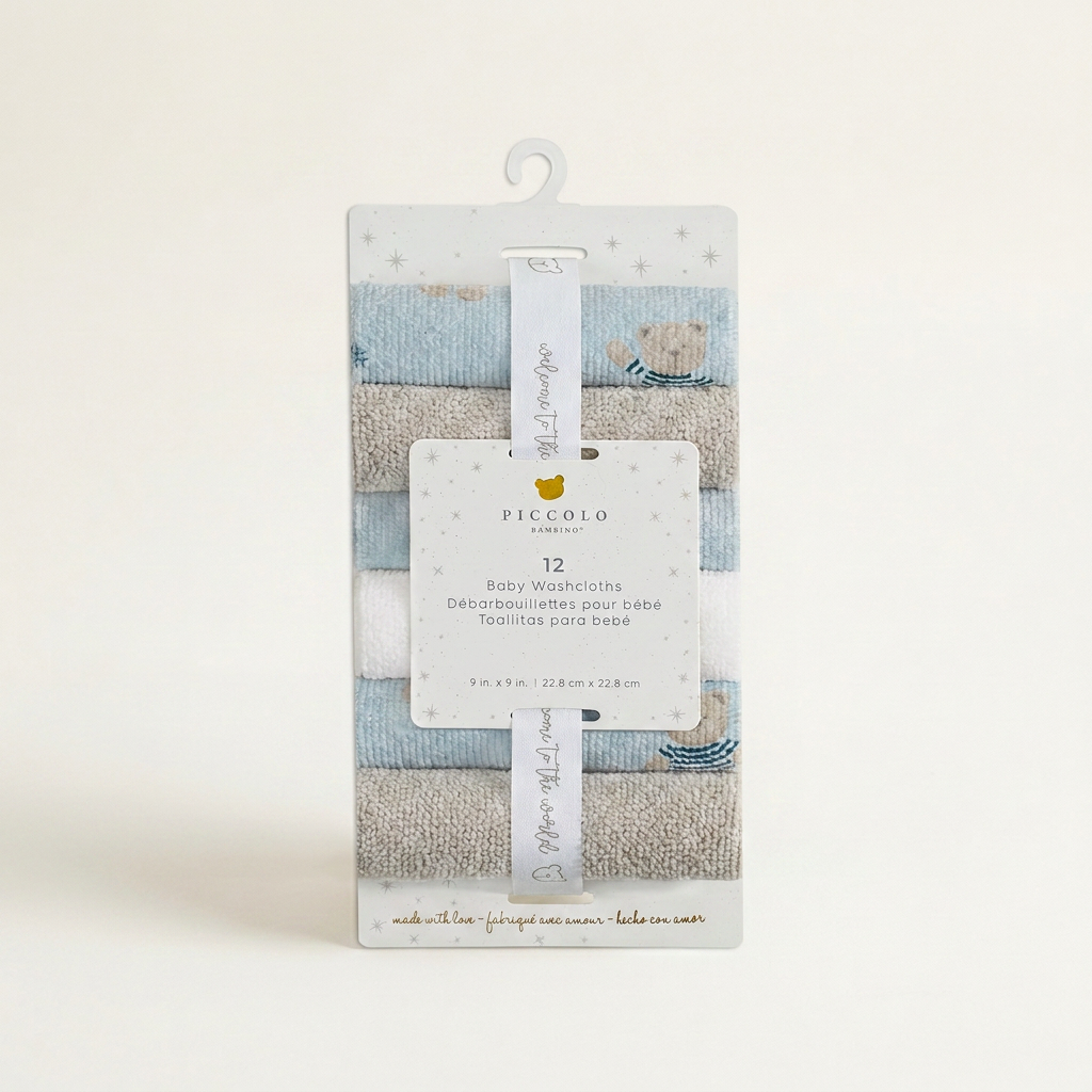 12 Pack Washcloth