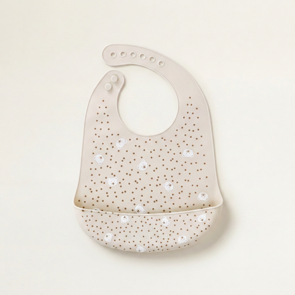 2 silicone bibs