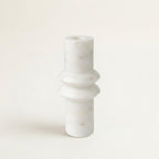 Aruna Marble Candlestick, Medium