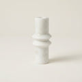 Aruna Marble Candlestick, Short