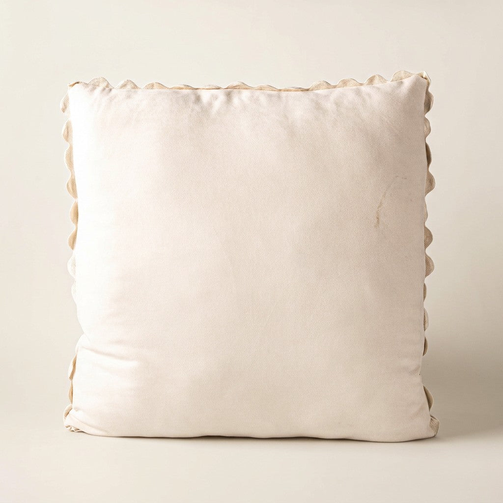 Coussin européen ivoire