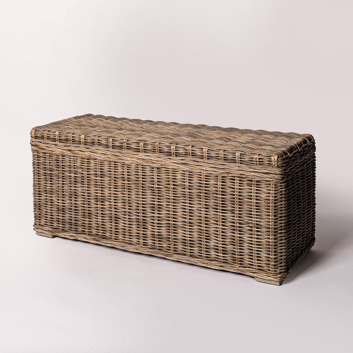 Rattan Storage Bench