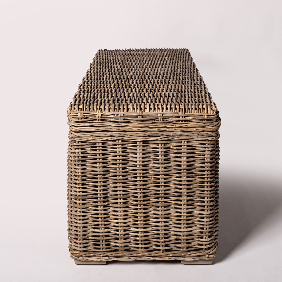 Rattan Storage Bench