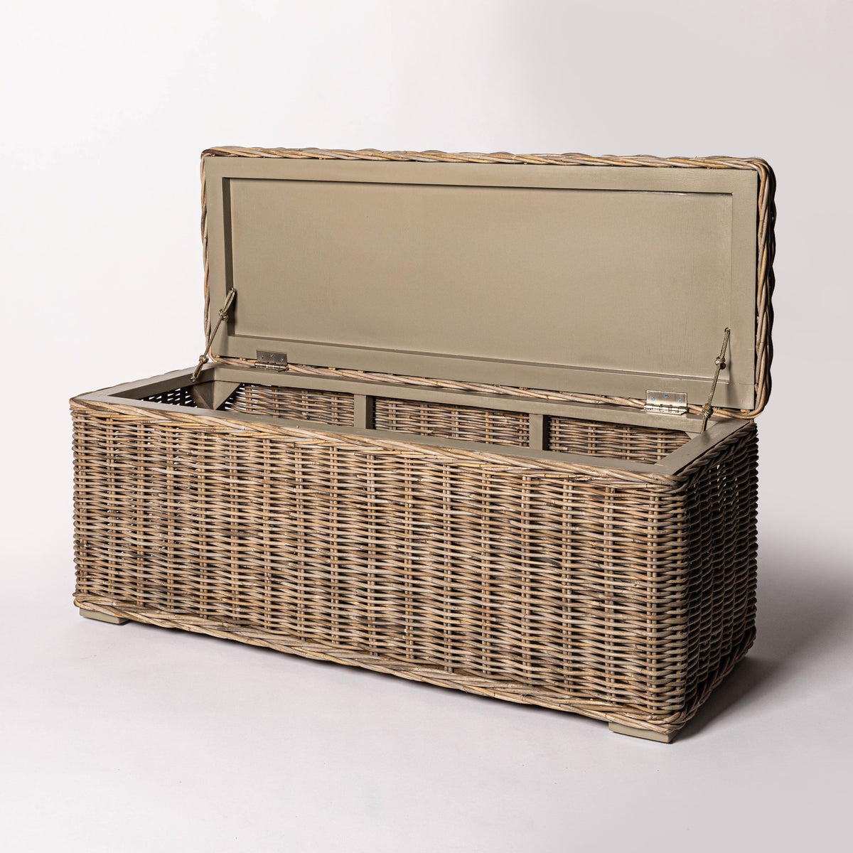 Rattan Storage Bench