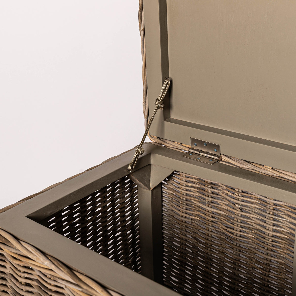 Rattan Storage Bench