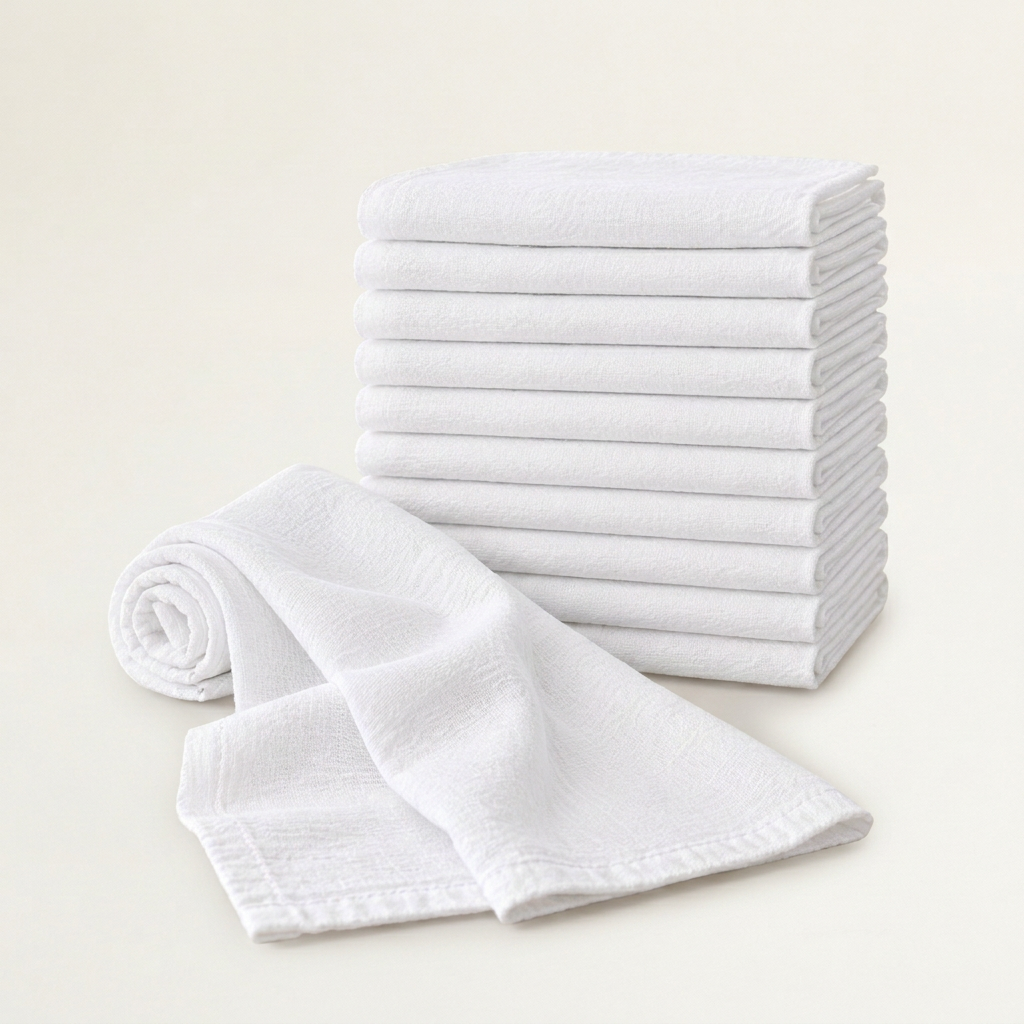 100% Cotton Flour Sacks, Set of 12
