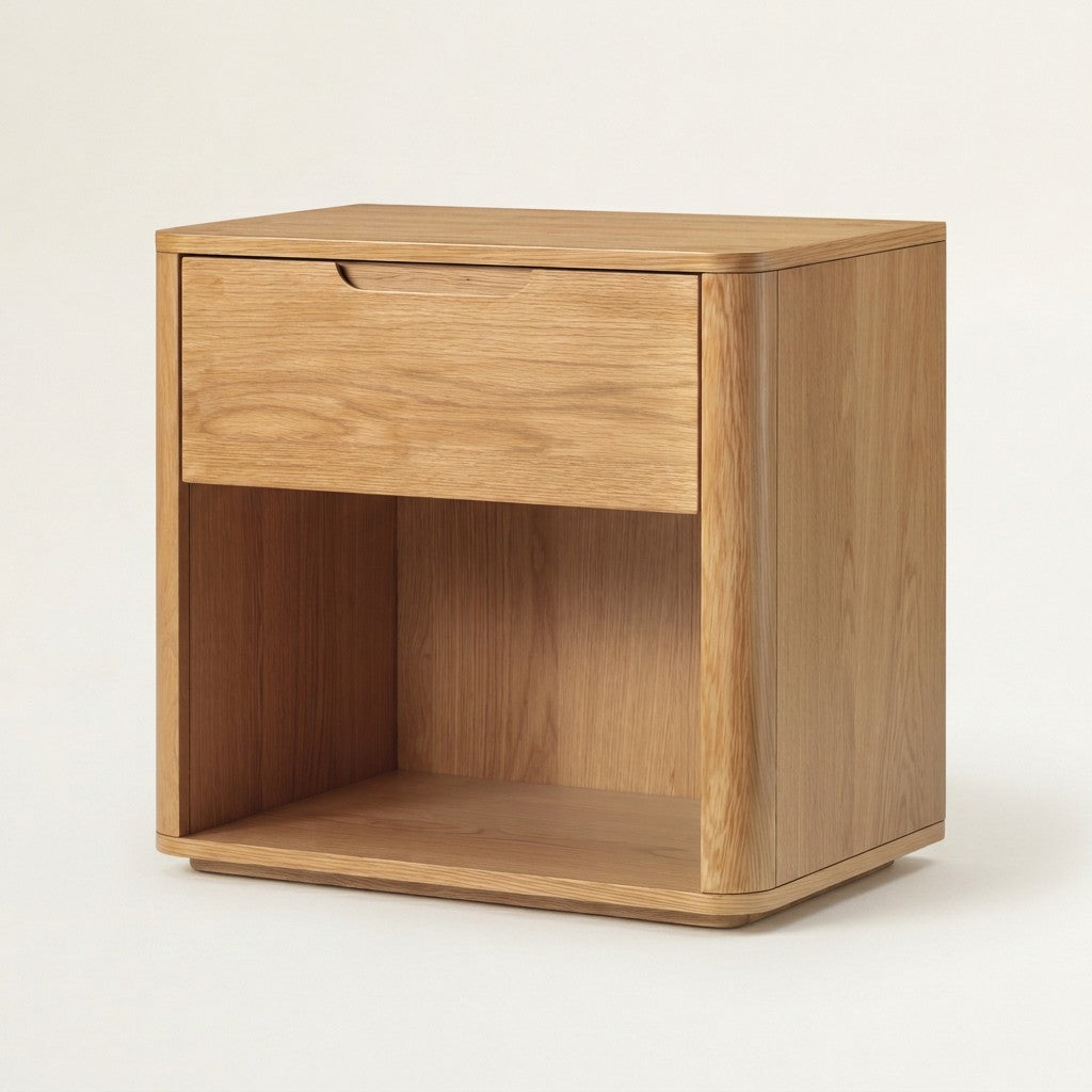 Bergen Wooden Nightstand