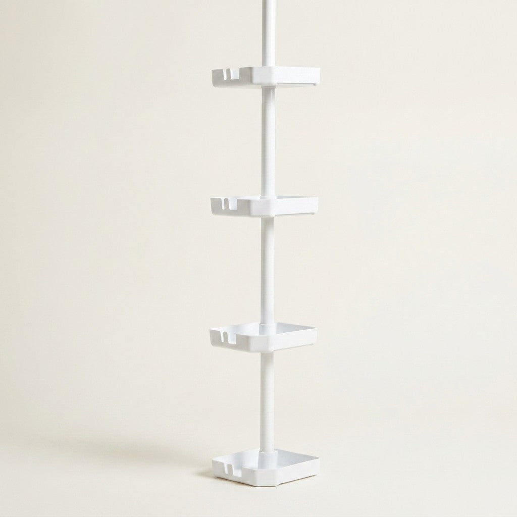 4-Tier Tension Corner Shower Caddy