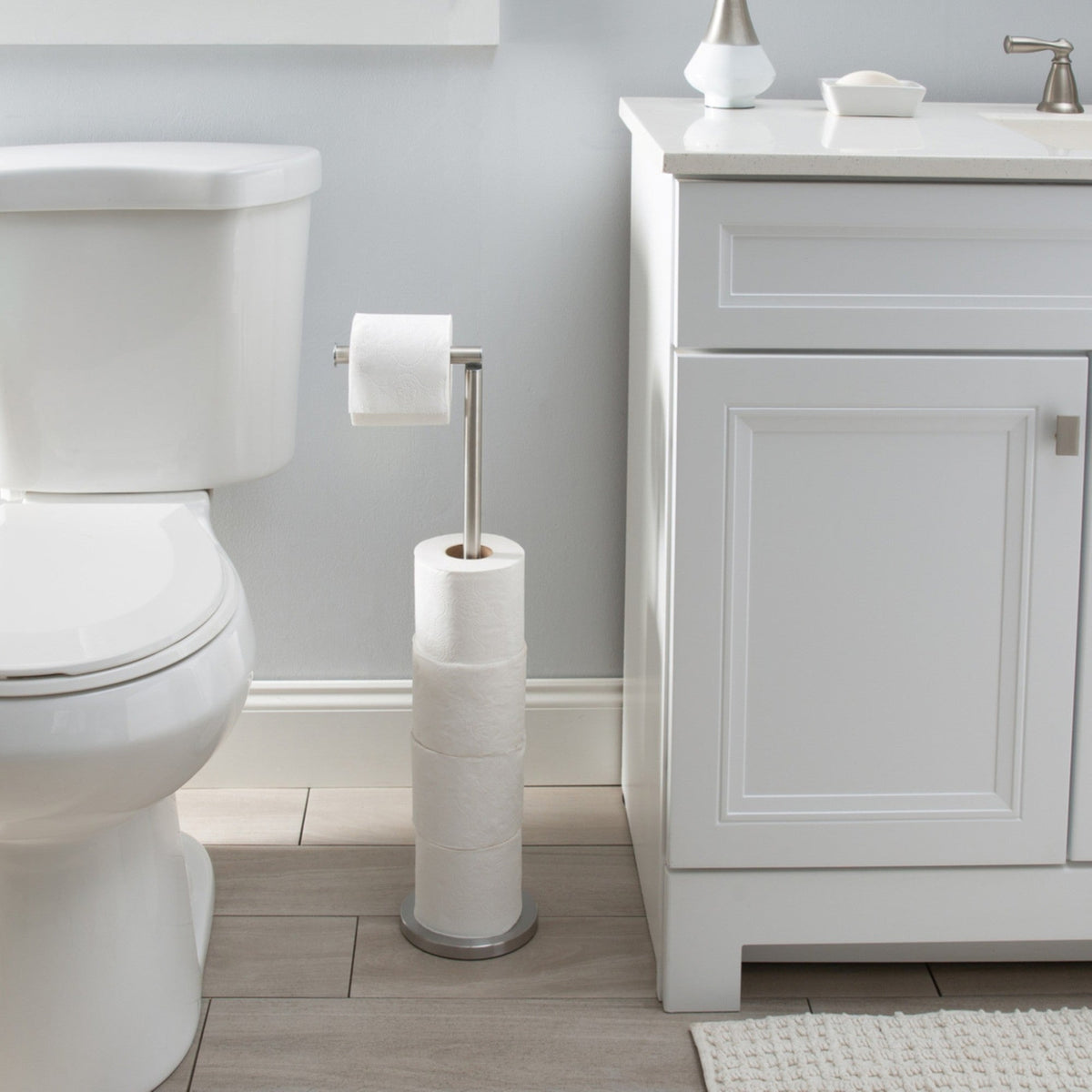 Lira Free Standing Toilet Paper Holder