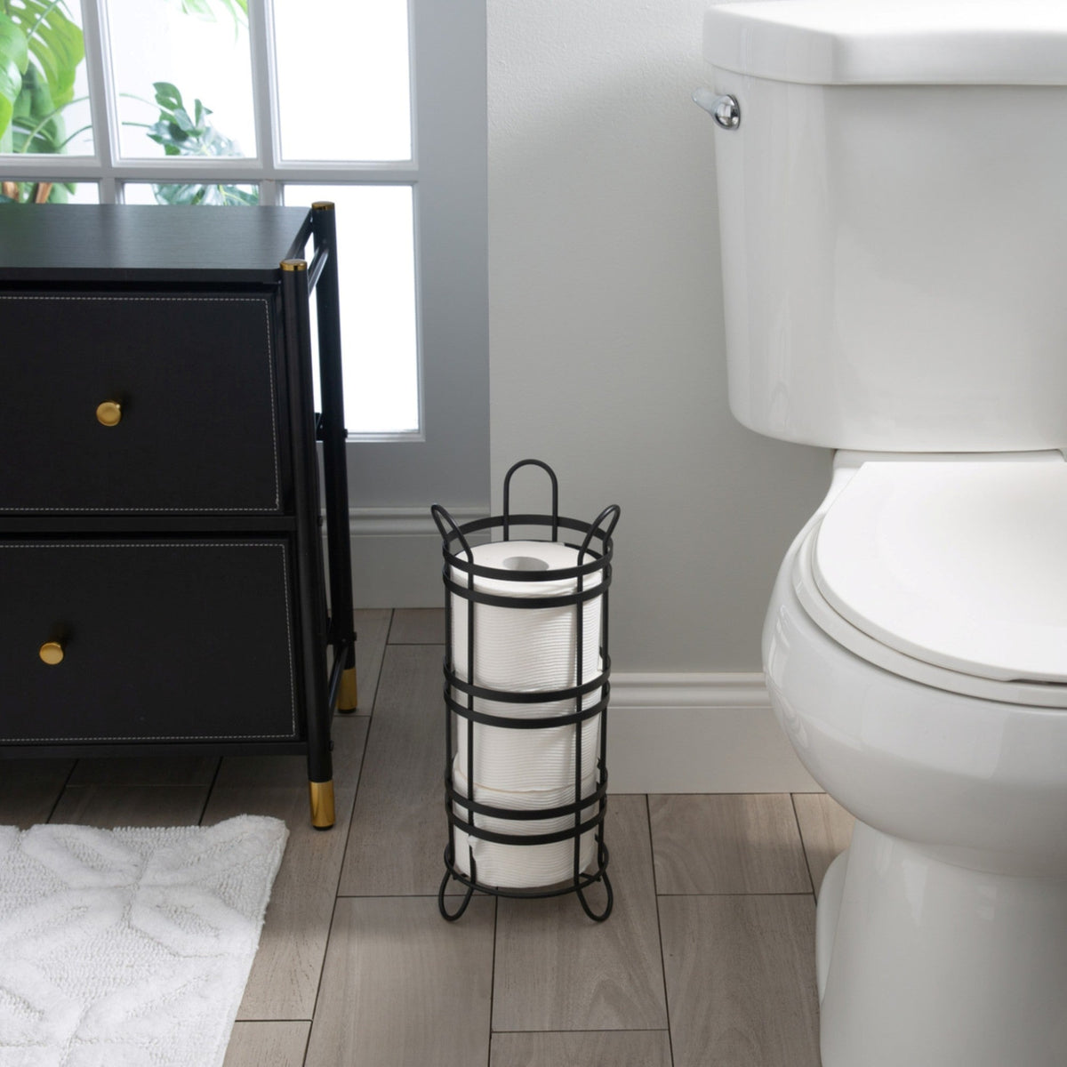 Duke Free Standing Toilet Paper Holder