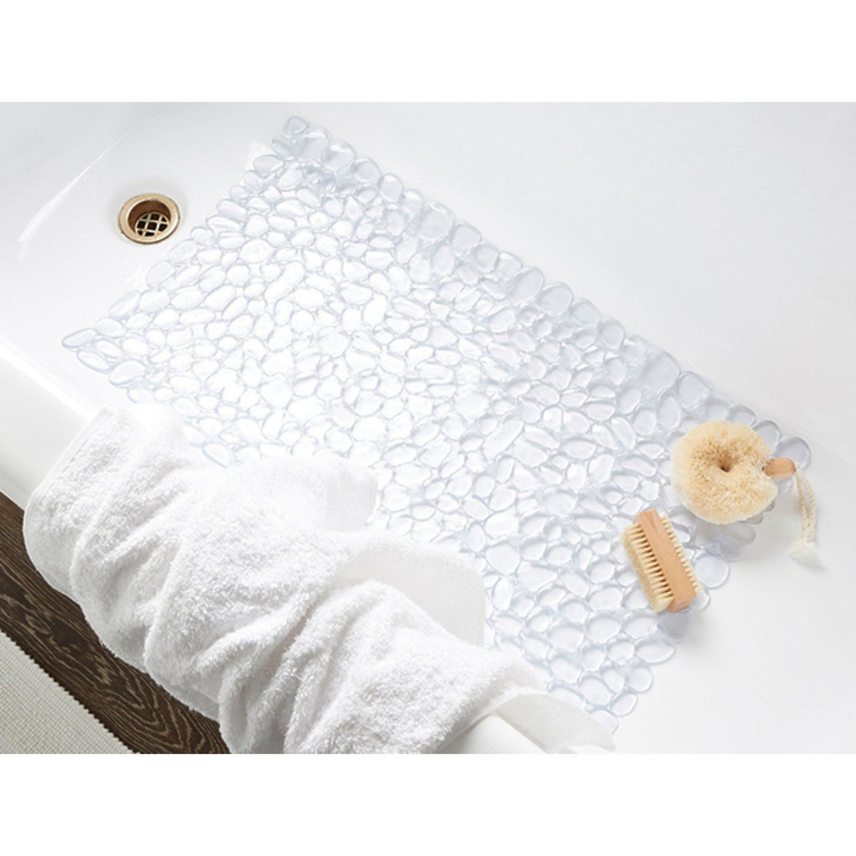 Oversized Pebble Bathtub Mat