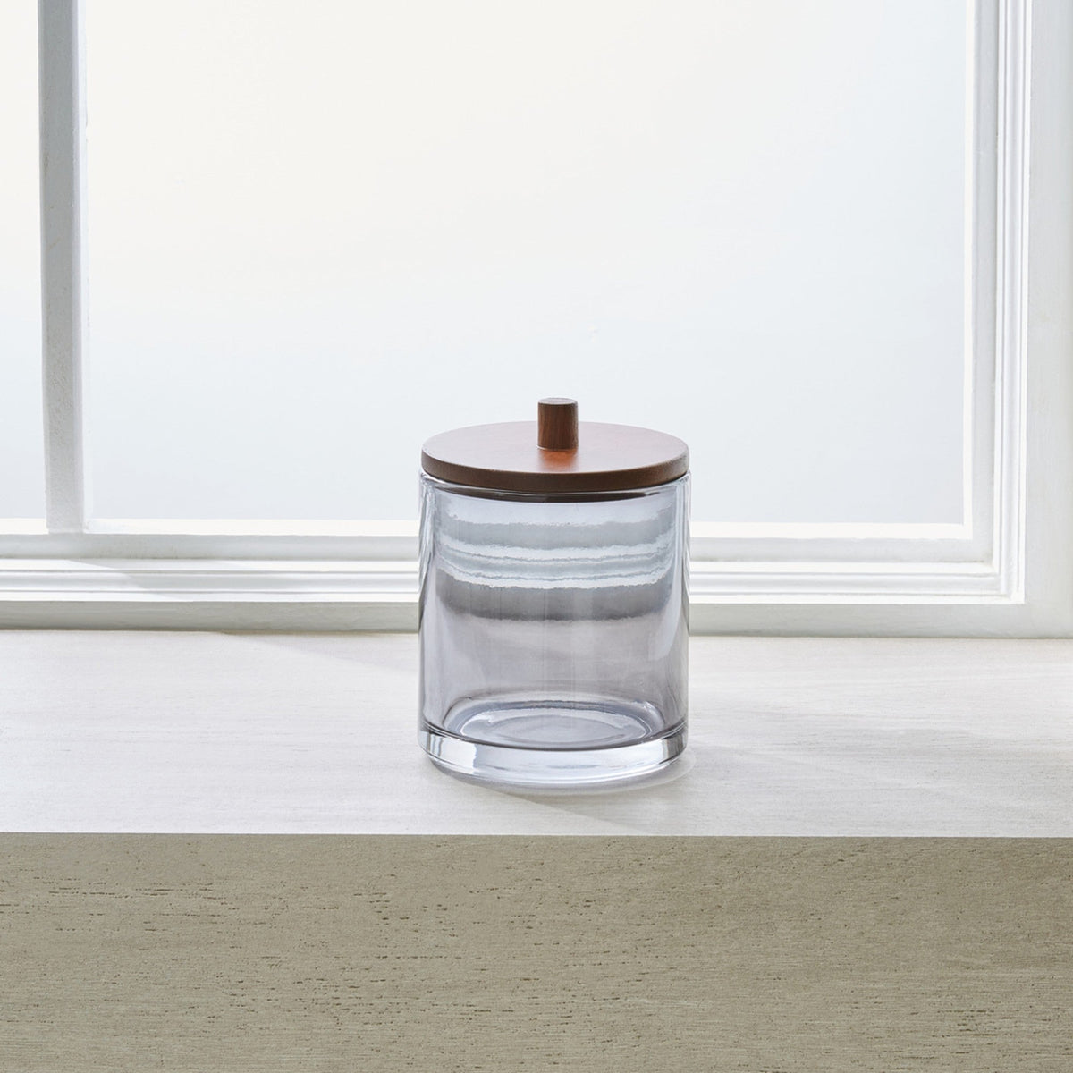 Vaso Jar with Lid, Grey