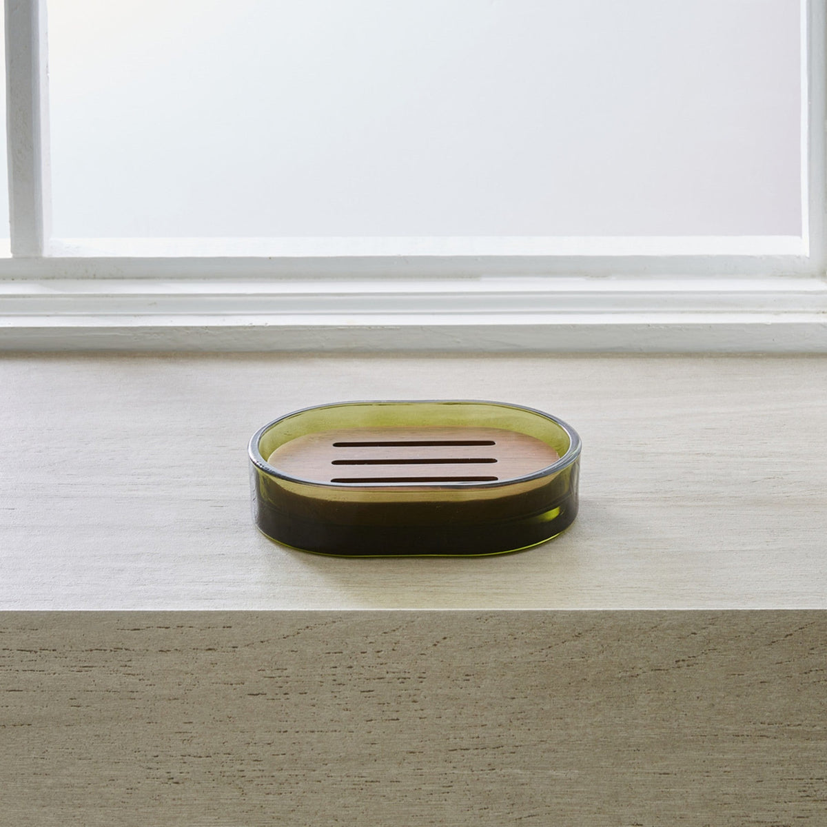 Vaso Soap Dish, Green