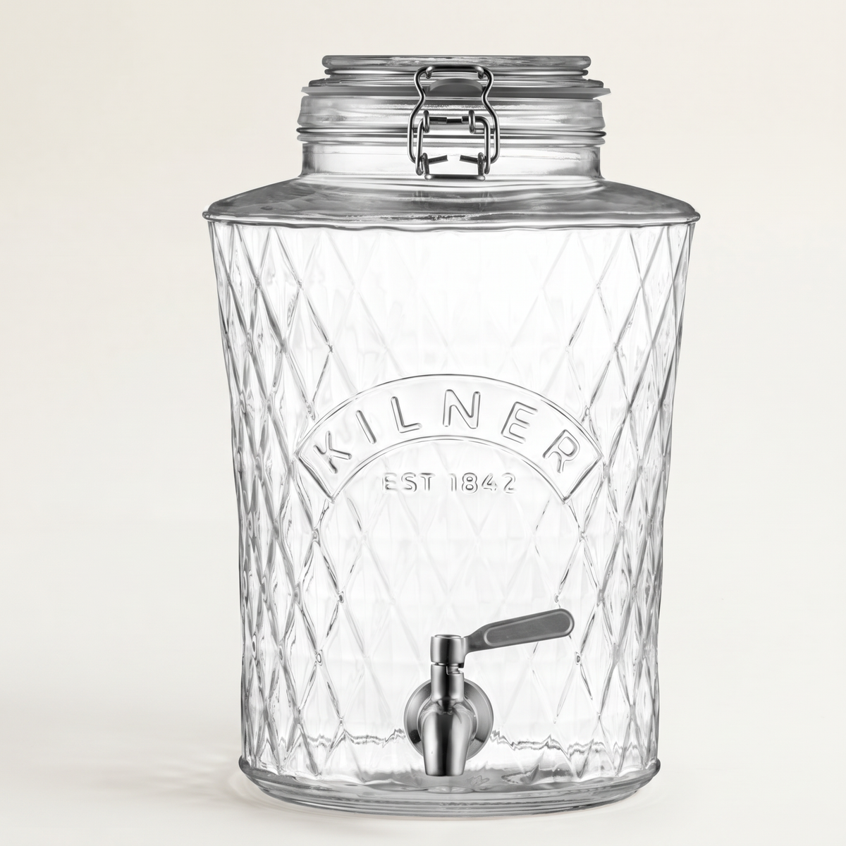 Kilner Diamond Drink Disp 5L, Glass